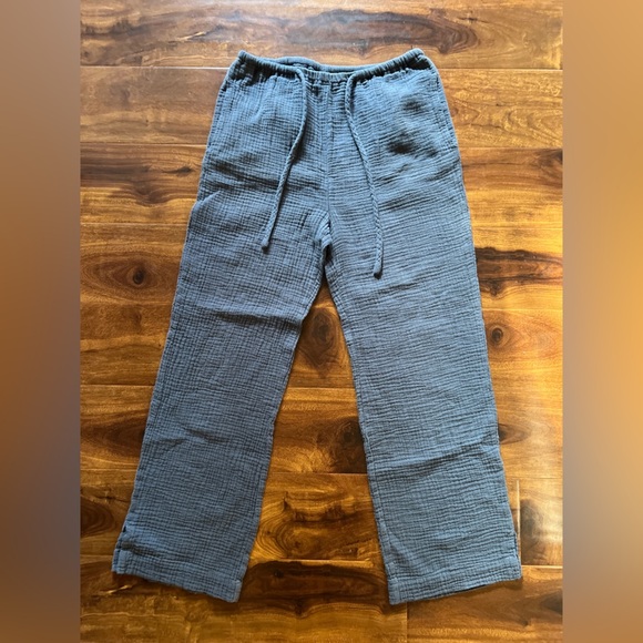 Mod Ref Suzy Pant Blue Cotton Size Small with pockets - Picture 1 of 8